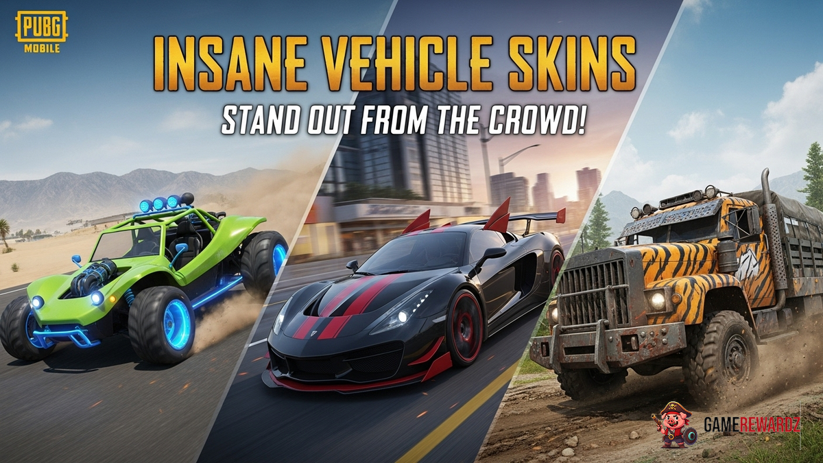PUBG Mobile: Insane Vehicle Skins – Stand Out From The Crowd!
